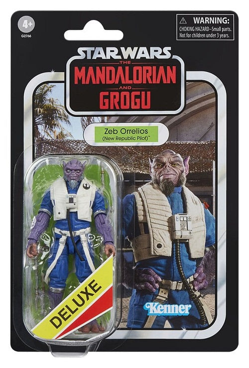 Hasbro - Star Wars - Vintage Collection - The Mandalorian and Grogu - Zeb Orrelios (New Republic Pilot - Deluxe, #VC400) - 3.75” Action Figure
