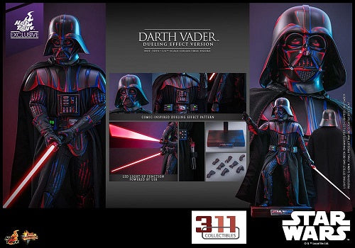 Hot Toys - Movie Masterpiece - Star Wars - Darth Vader (Dueling Effect Version, Hot Toys Exclusive) - 1/6 Scale Figure (31 cm)