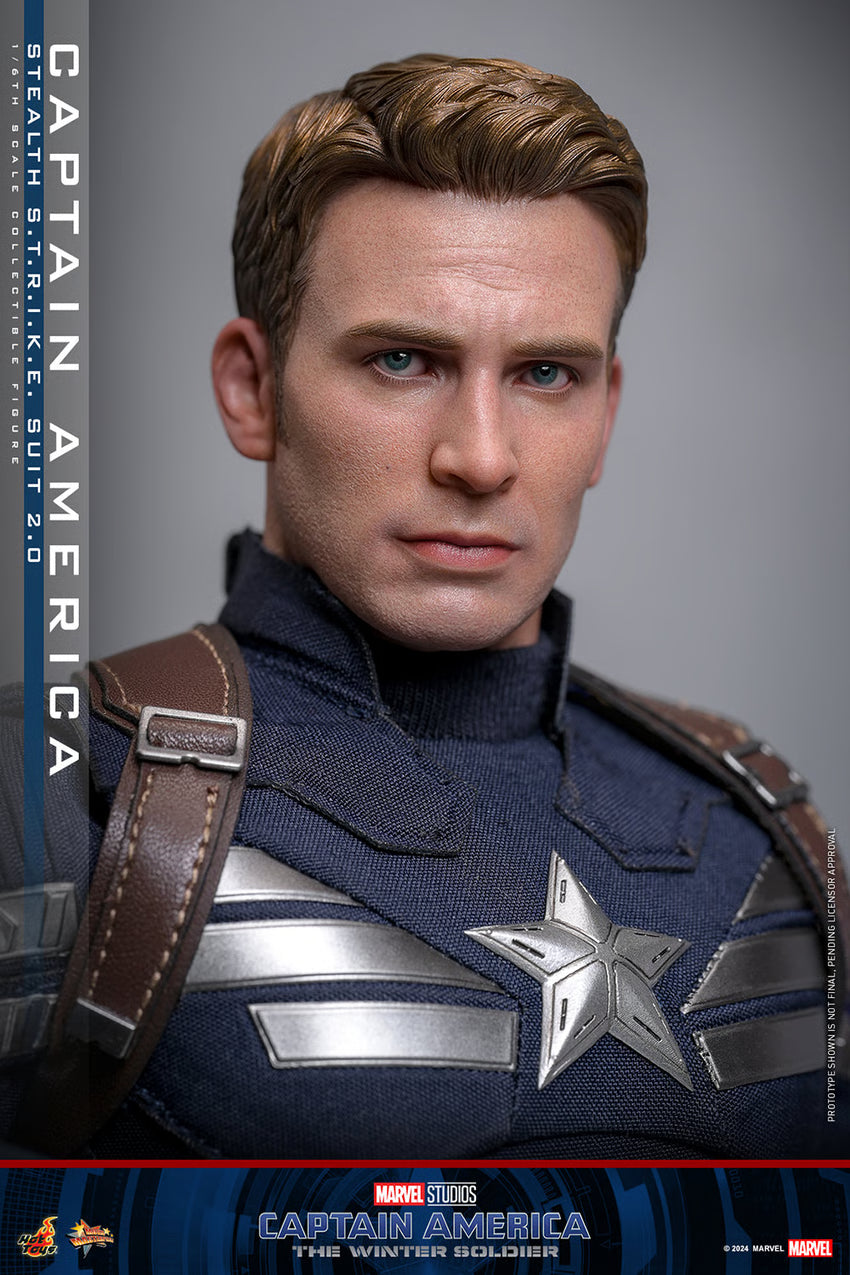 Hot Toys - Movie Masterpiece Series - Captain America: The Winter Soldier - Captain America (Stealth S.T.R.I.K.E. Suit 2.0) MMS783 - 1/6 Scale Figure
