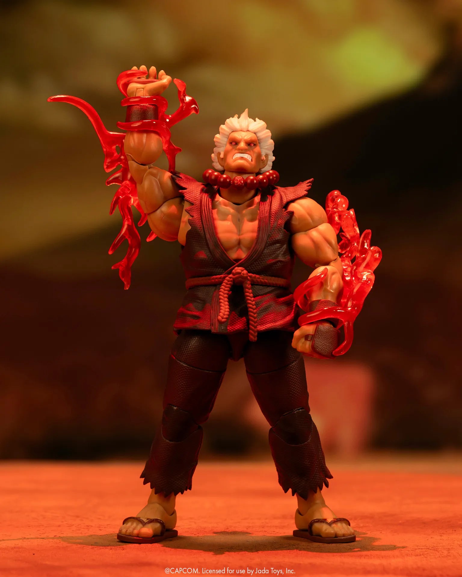 Jada Toys - Ultra Street Fighter II: The Final Challengers - Akuma (Player 2 Deluxe) - Jada Next Level Exclusive - 6” Action Figure
