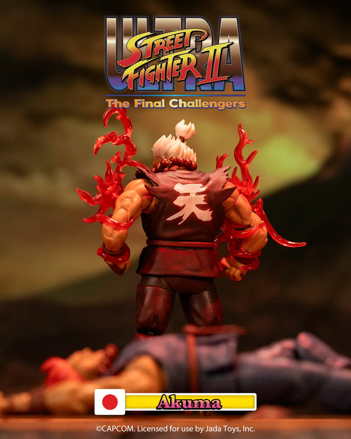 Jada Toys - Ultra Street Fighter II: The Final Challengers - Akuma (Player 2 Deluxe) - Jada Next Level Exclusive - 6” Action Figure