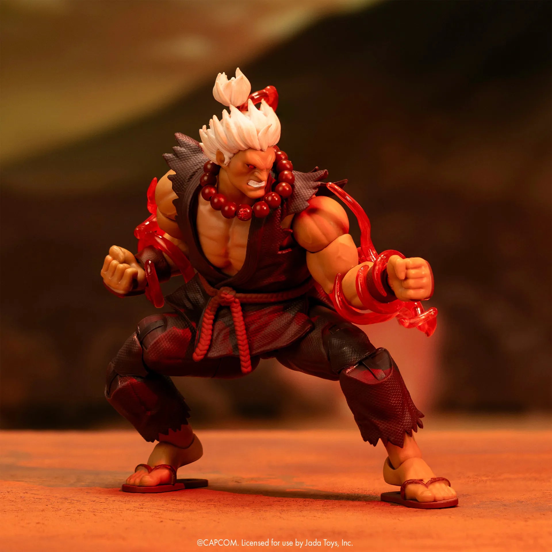 Jada Toys - Ultra Street Fighter II: The Final Challengers - Akuma (Player 2 Deluxe) - Jada Next Level Exclusive - 6” Action Figure