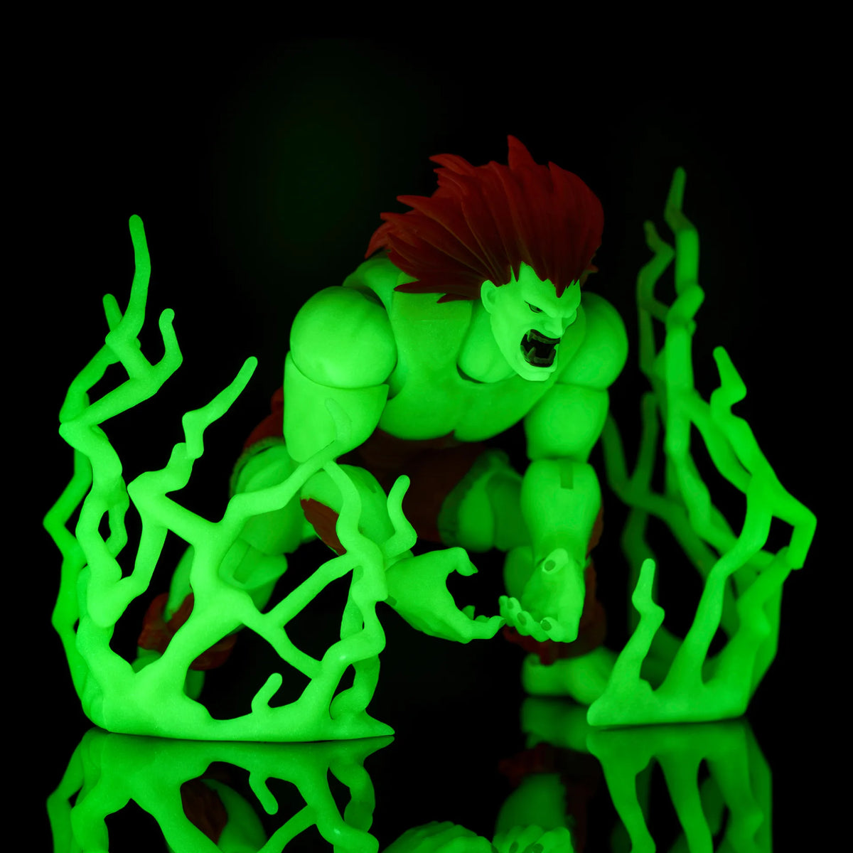 Jada Toys - Ultra Street Fighter II: The Final Challengers - Blanka (Glow in the Dark, Limited Edition) - 1/12 Scale (19 cm) Action Figure