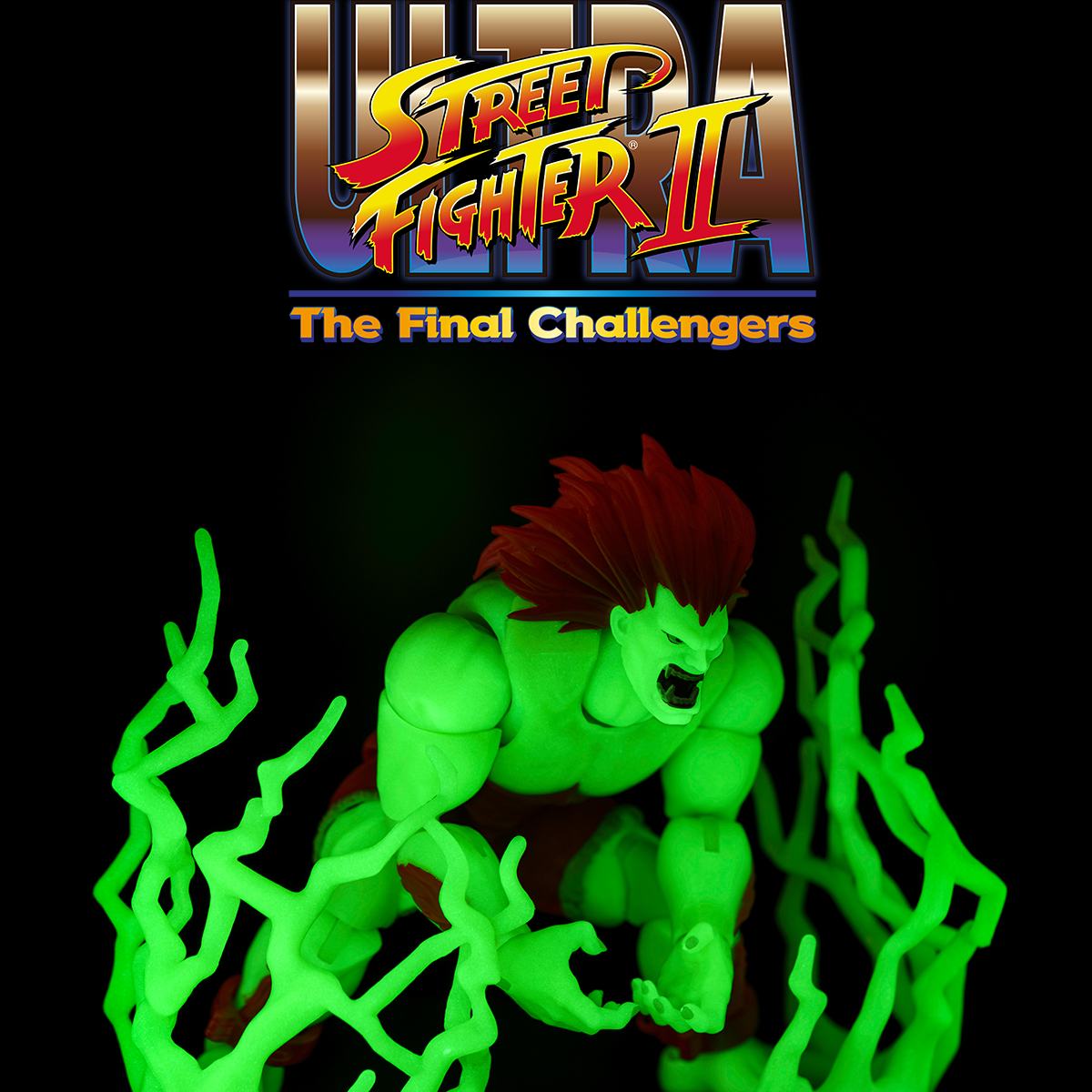 Jada Toys - Ultra Street Fighter II: The Final Challengers - Blanka (Glow in the Dark, Limited Edition) - 1/12 Scale (19 cm) Action Figure