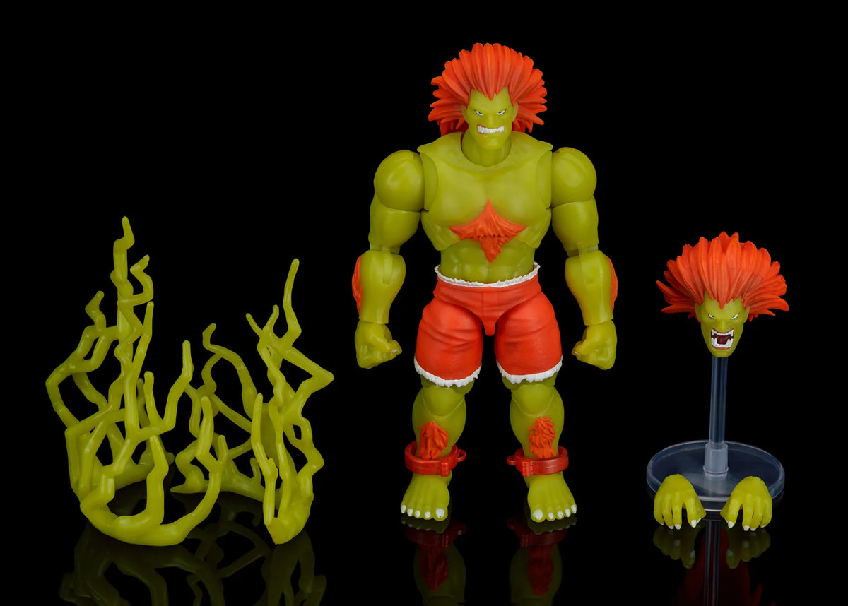 Jada Toys - Ultra Street Fighter II: The Final Challengers - Blanka (Glow in the Dark, Limited Edition) - 1/12 Scale (19 cm) Action Figure