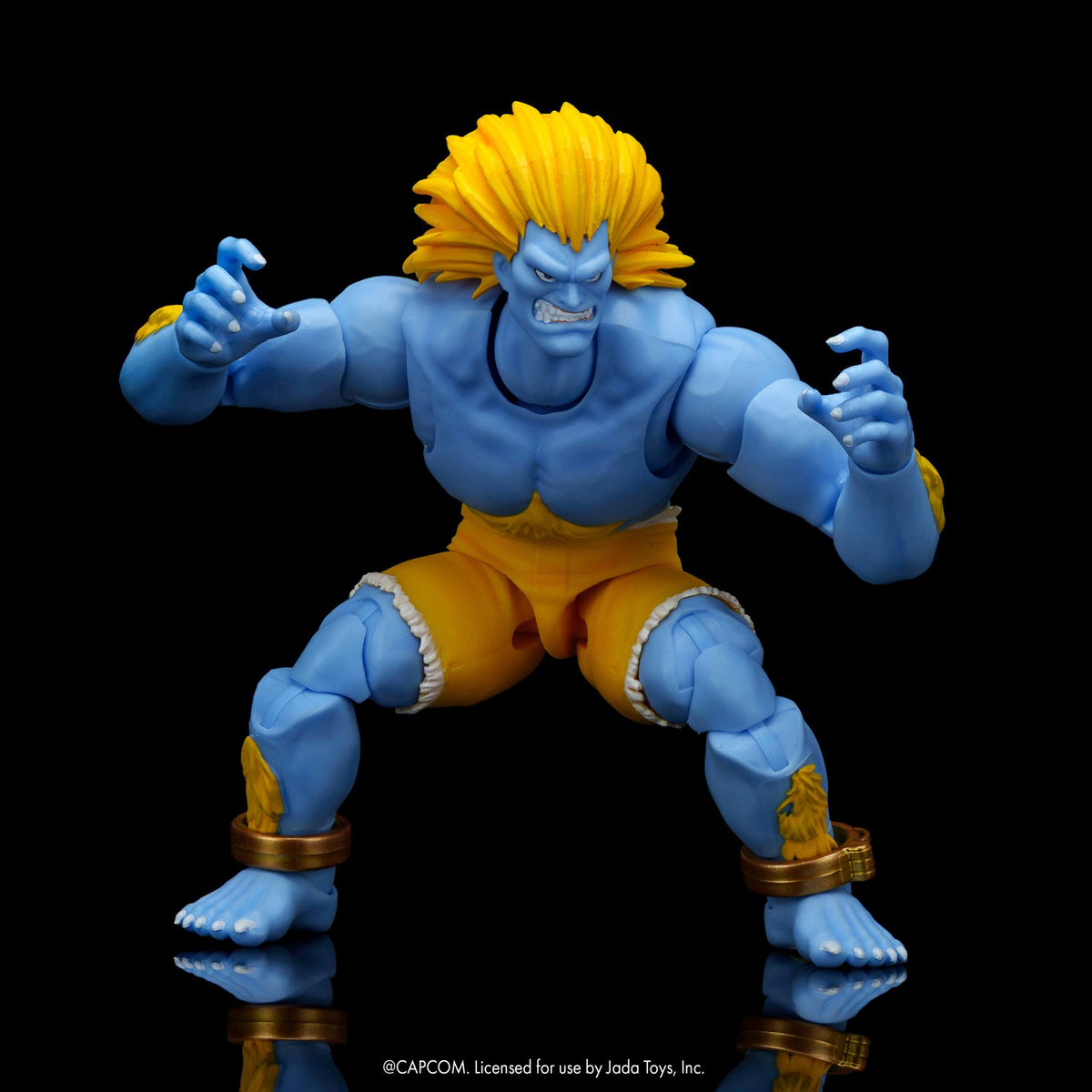 Jada Toys - Ultra Street Fighter II: The Final Challengers - Blanka (Player 2, Deluxe) - 1:12 Scale Action Figure (19 cm)