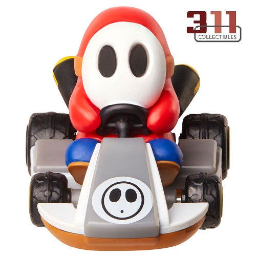 Jakks Pacific – Mario Kart Racers – Mario Kart – Shy Guy (im Standard-Kart) – 6 cm Fahrzeug