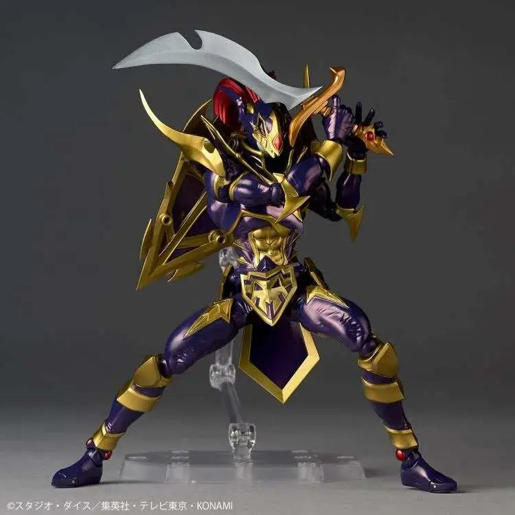 Kaiyodo - Revoltech - Amazing Yamaguchi - Yu-gi-oh! - Black Luster Soldier (NR088) - 14/17 cm Action Figure