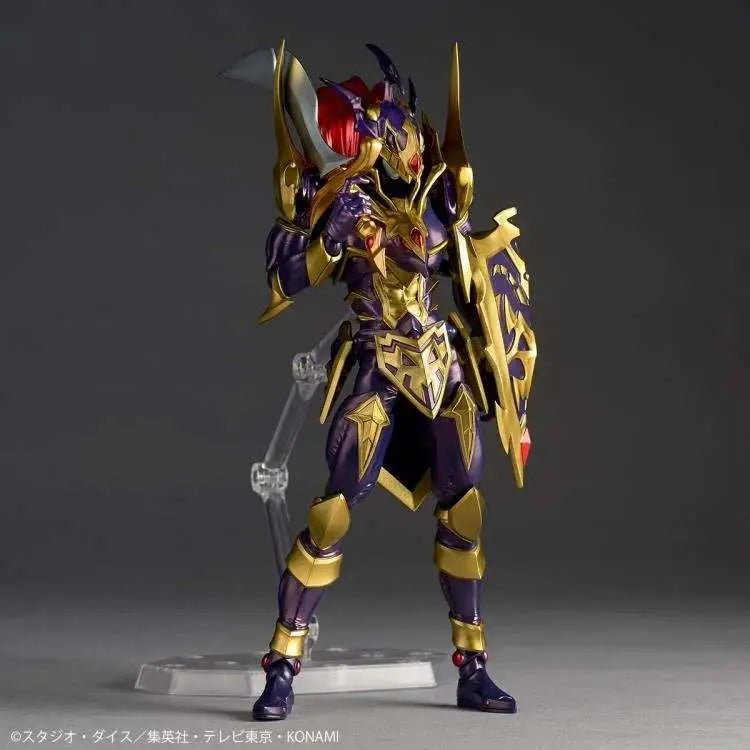 Kaiyodo - Revoltech - Amazing Yamaguchi - Yu-gi-oh! - Black Luster Soldier (NR088) - 14/17 cm Action Figure