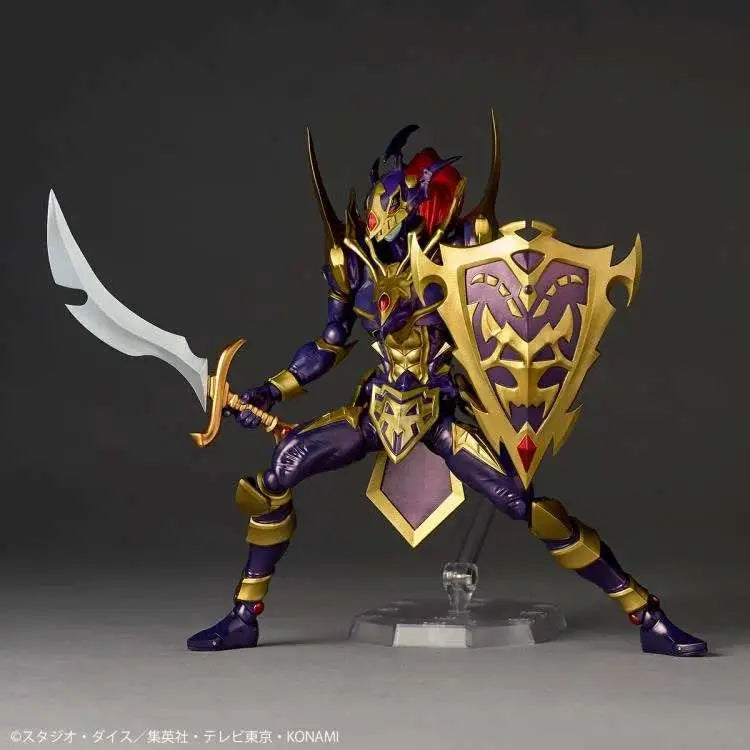 Kaiyodo - Revoltech - Amazing Yamaguchi - Yu-gi-oh! - Black Luster Soldier (NR088) - 14/17 cm Action Figure