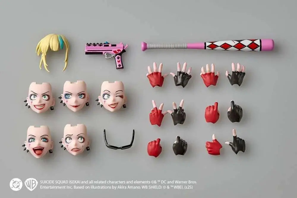 Kaiyodo - Revoltech - Amazing Yamaguchi - Harley Quinn (Suicide Squad Isekai Ver.) - 14/17 cm Action Figure