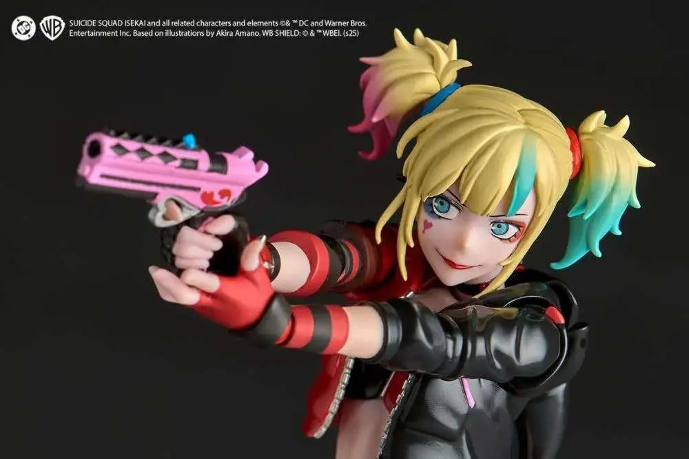 Kaiyodo - Revoltech - Amazing Yamaguchi - Harley Quinn (Suicide Squad Isekai Ver.) - 14/17 cm Action Figure