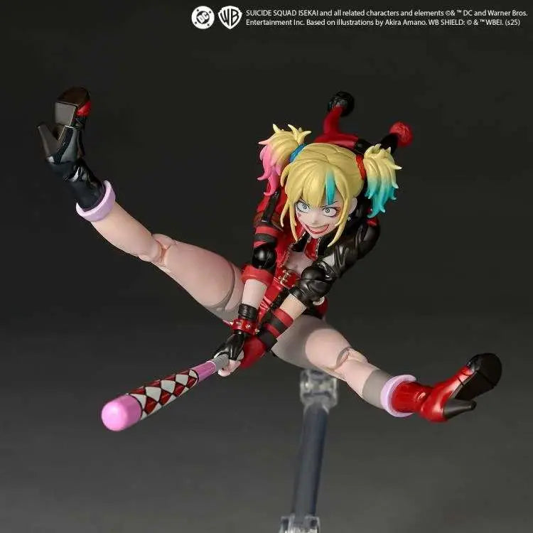 Kaiyodo - Revoltech - Amazing Yamaguchi - Harley Quinn (Suicide Squad Isekai Ver.) - 14/17 cm Action Figure