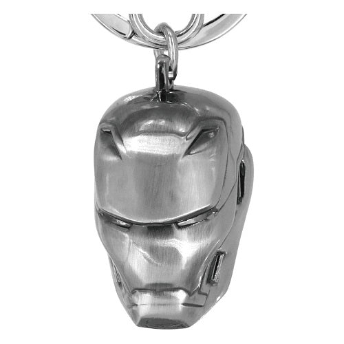 Schlüsselanhänger – Monogramm – Marvel – Metall-Schlüsselanhänger – Avengers Infinity Saga (M) Iron Man 3D-Helm