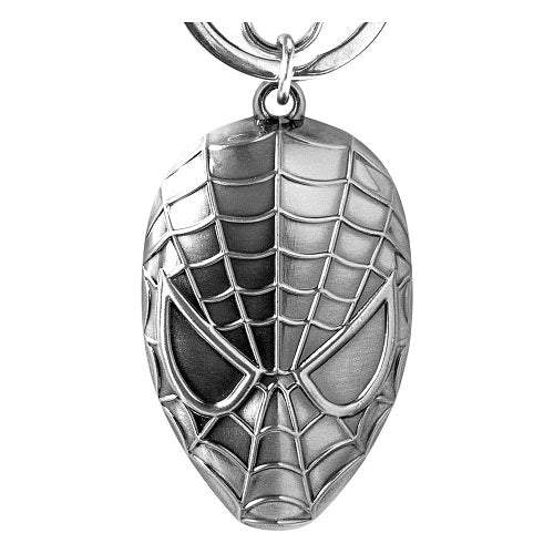 Schlüsselanhänger – Monogramm – Marvel – Metall-Schlüsselanhänger – Spider-Man-Kopf