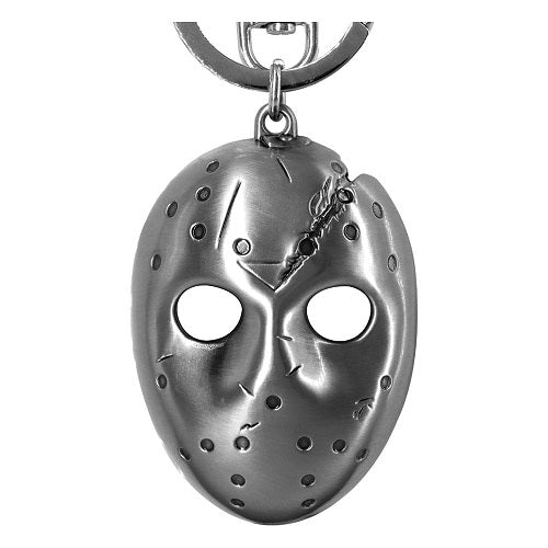 Key Chain - Monogram - Movies - Friday the 13th - Metal Keychain - Jason's Mask