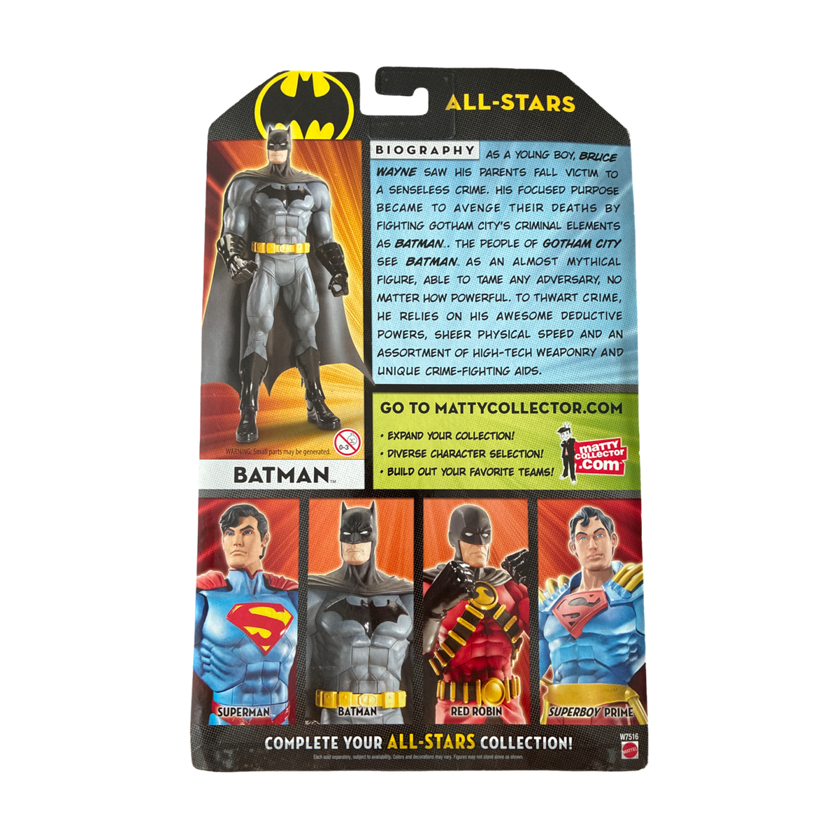 Mattel - DC Universe Classics - All Star - Batman - 6” Actionfigur