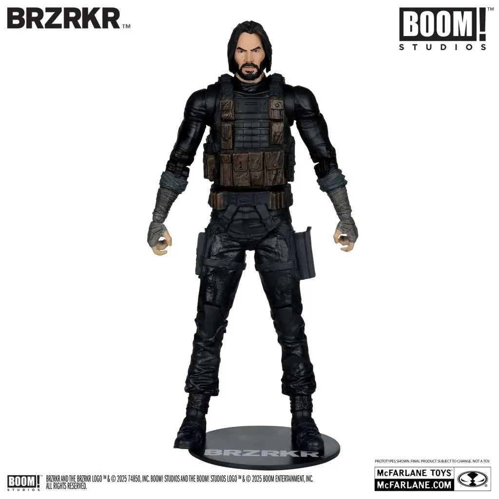 McFarlane Toys - Boom! Studios - BRZRKR - Deluxe BRZRKR (B) - Created By Keanu Reeves -  7" Action Figure