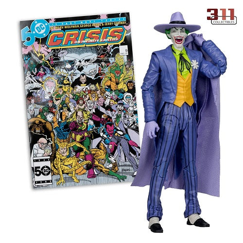 McFarlane Toys - DC Direct - Page Punchers - The Joker (Crisis on Infinite Earths) - 14 cm Action Figure