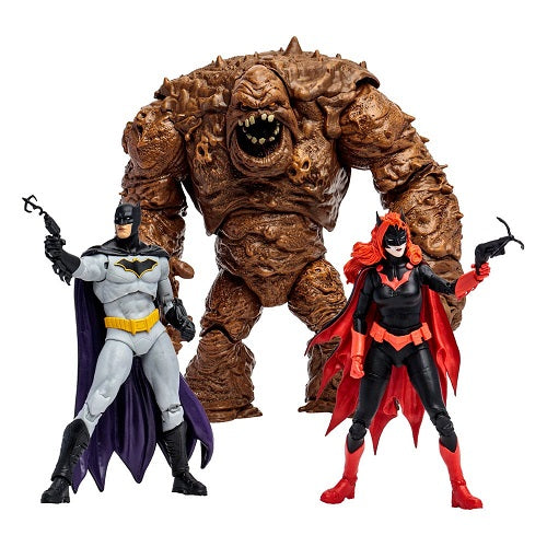Mc Farlane Toys - DC Multiverse - Clay Face - Batman and Batwoman (3-pack Exclusive)  (Gold Label - DC Rebirth)