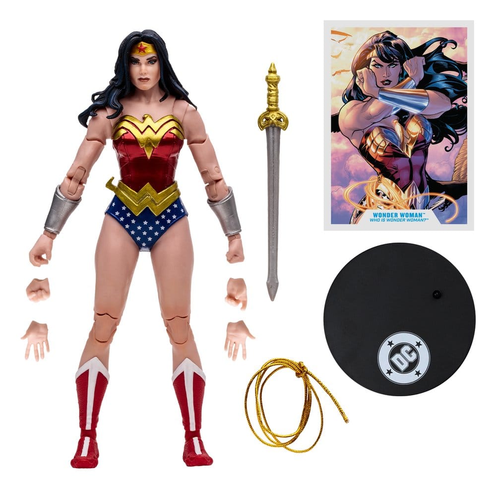 McFarlane Toys - DC Multiverse - McFarlane Vault Collection - Wonder Woman (Classic, Losse figuur, zonder verpakking) ) - 7” Action Figure