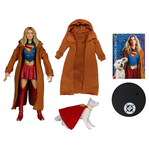 McFarlane Toys - Deluxe Theatrical Edition - DC Multiverse - Supergirl - Supergirl & Kripto (Gold Label Collection) - 7" Action Figure