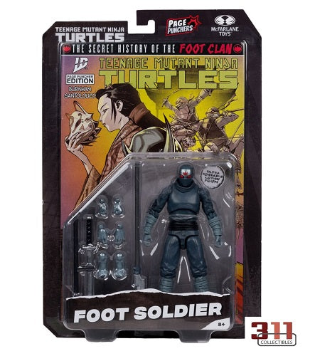 McFarlane Toys - Teenage Mutant Ninja Turtles - Page Punchers - Foot Soldier - 14 cm Action Figure