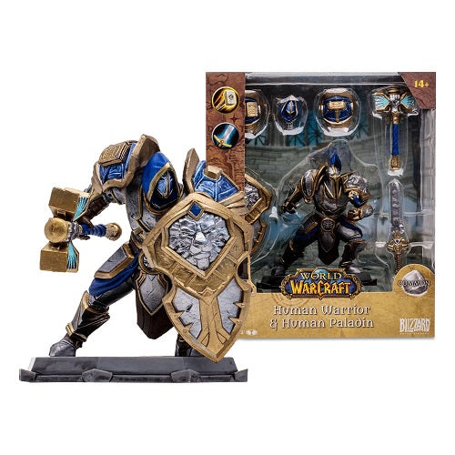 Mc Farlane Toys - World of Warcraft - Mensch: Paladin / Krieger (Common)