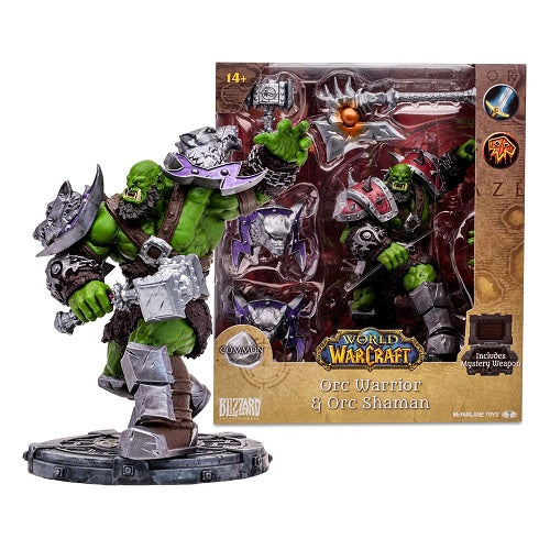 Mc Farlane Toys - World of Warcraft - Orc: Shaman / Warrior (Common)