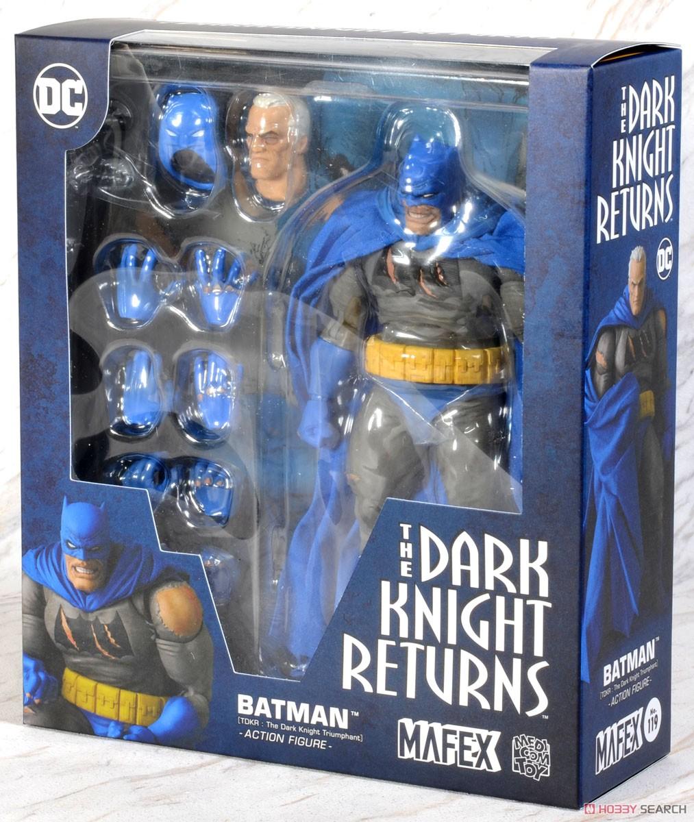 Medicom Toy - MAFEX - Batman: The Dark Knight Returns - Batman (Battle Damaged, 2021) #119 - 6” Action Figure
