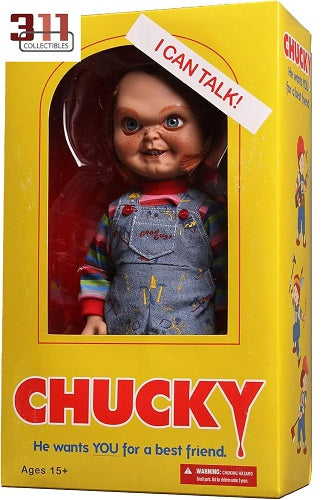 Mezco - Child's Play - Mega Sneering Chucky (with Sound) - 15" Action Figure