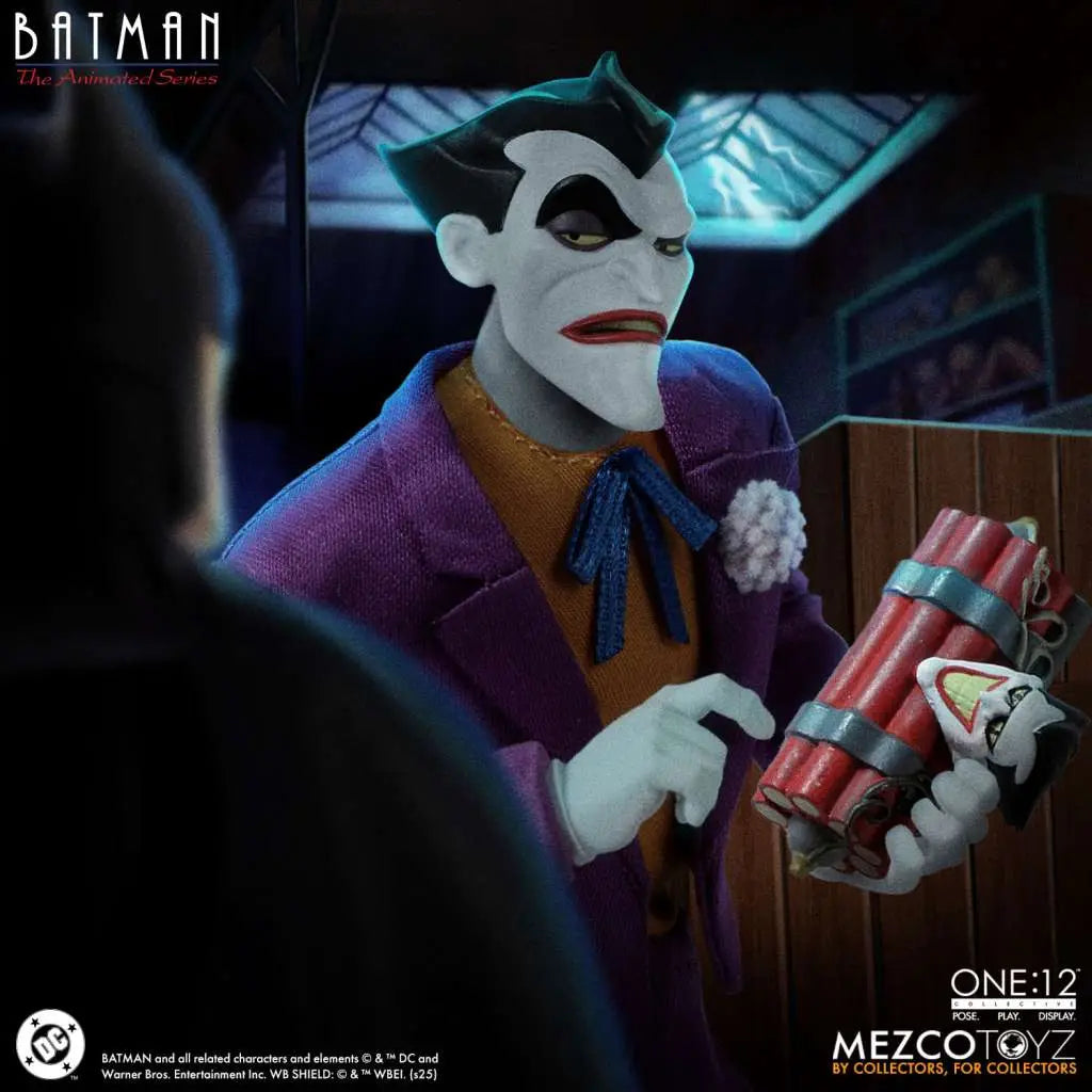 Mezco - One:12 Collective - Batman: The Animated Series - The Joker - 1/12 Skala (17 cm) Actionfigur