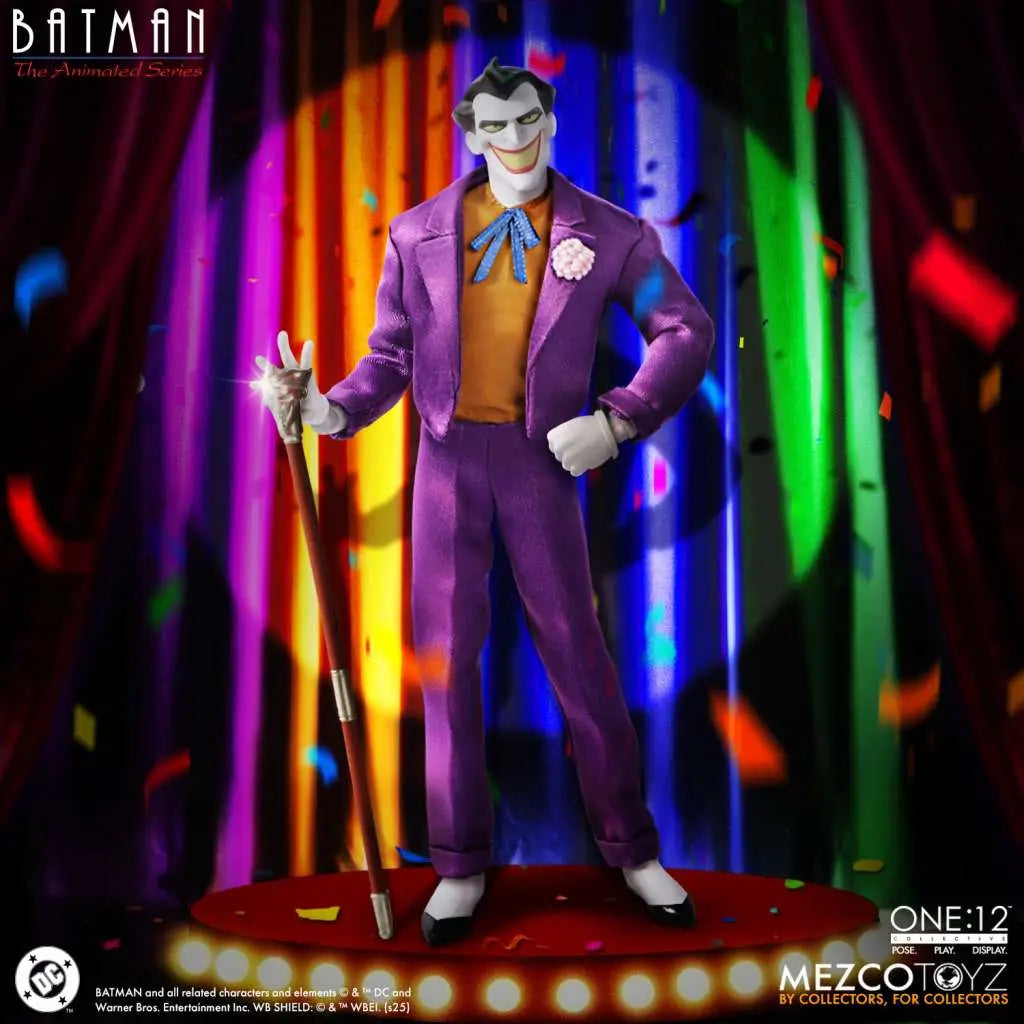 Mezco - One:12 Collective - Batman: The Animated Series - The Joker - 1/12 Skala (17 cm) Actionfigur