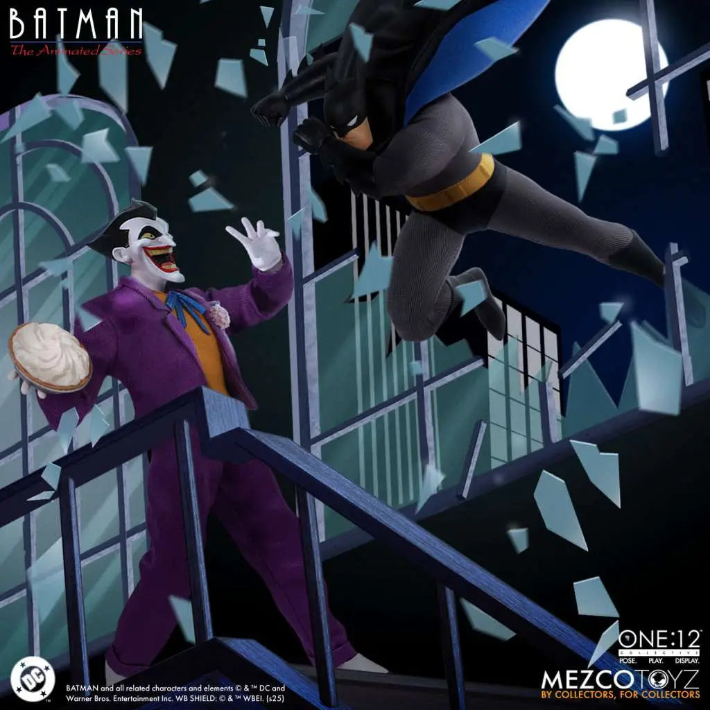 Mezco - One:12 Collective - Batman: The Animated Series - The Joker - 1/12 Skala (17 cm) Actionfigur