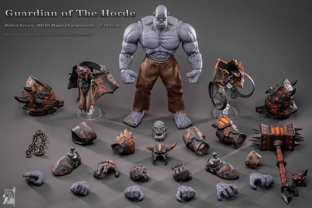Mithril Action - Guardian of the Horde - Magma Forgemaster #05 (Losse figuur, zonder verpakking) - 1/10 Scale Action Figure