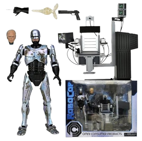 NECA - Robocop -  Ultimate Battle Damaged Robocop (with Chair) - 18cm Action Figure