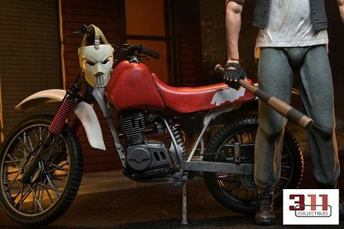 NECA - Teenage Mutant Ninja Turtles - (1990 Movie) Deluxe Movie Realization - Casey Jones (with dirt bike) - 7″ (18 cm) Action Figure