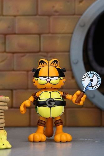 NECA - Teenage Mutant Ninja Turtles (Archie Comics) - Garfield - Ultimate Garfello & Odie (2-Pack) - 10 cm Action Figure