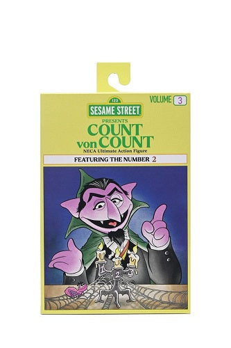 NECA - Ultimate - Sesame Street - The Count (Featuring the number 2) - 7” Action Figure