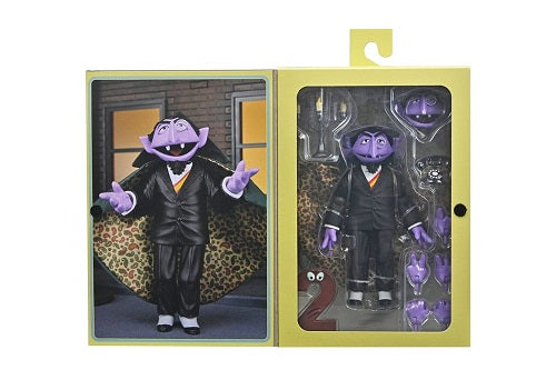 NECA - Ultimate - Sesame Street - The Count (Featuring the number 2) - 7” Action Figure