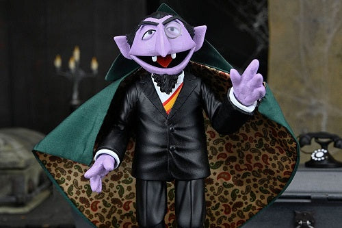 NECA - Ultimate - Sesame Street - The Count (Featuring the number 2) - 7” Action Figure