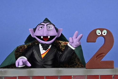 NECA - Ultimate - Sesame Street - The Count (Featuring the number 2) - 7” Action Figure