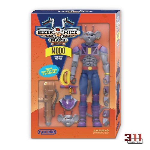 Nacelle - Biker Mice from Mars - Modo (Cyborg Mouse) - 17 cm Action Figure
