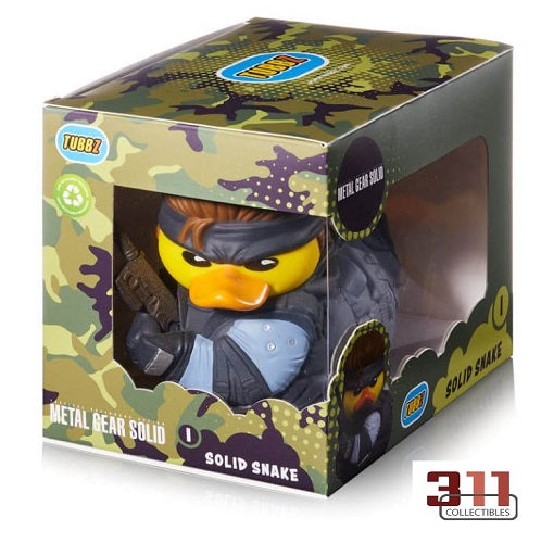 Numskull - TUBBZ - Metal Gear Solid - Solid Snake #1 (Boxed Edition) - 10 cm Collectible Duck