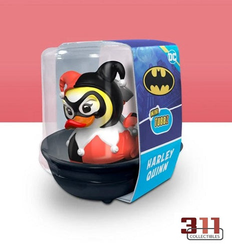 Numskull - TUBBZ Mini - DC - Harley Quinn - 5 cm Collectible Duck met badkuipdisplay (Boxed Edition)