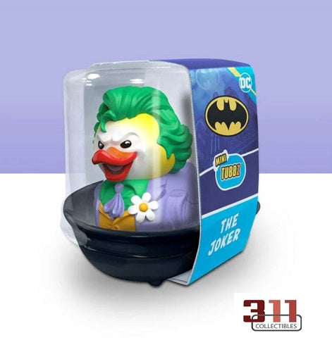Numskull - TUBBZ Mini - DC - The Joker - 5 cm Collectible Duck met badkuipdisplay (Boxed Edition)