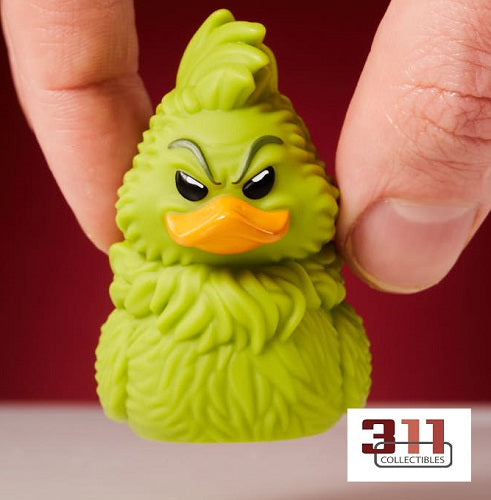 Numskull - TUBBZ Mini - Grinch - The Grinch - 5 cm Collectible Duck met badkuipdisplay (Boxed Edition)