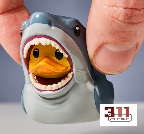 Numskull - TUBBZ Mini - Jaws - Bruce - 5 cm Collectible Duck met badkuipdisplay (Boxed Edition)
