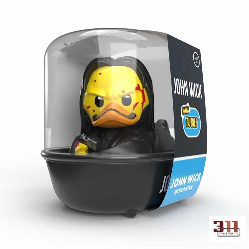 Numskull - TUBBZ Mini - John Wick - John Wick (/w Gun) - 5 cm Collectible Duck met badkuipdisplay (Boxed Edition)