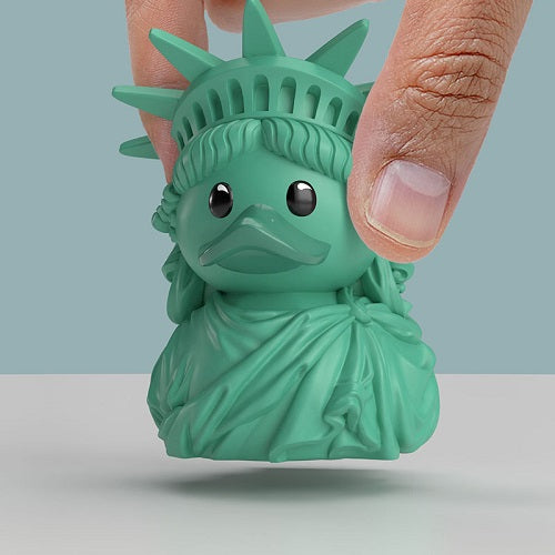 Numskull - TUBBZ Mini - Travel: USA - Lady Liberty - 5 cm Collectible Duck met badkuipdisplay (Boxed Edition)